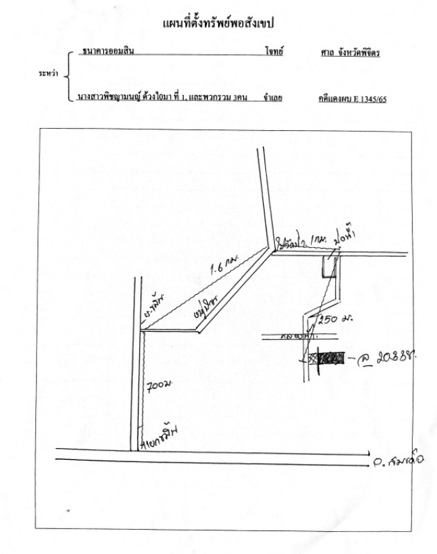 Residential land/lot Kalasin Huai Phueng Kham Bong 430000