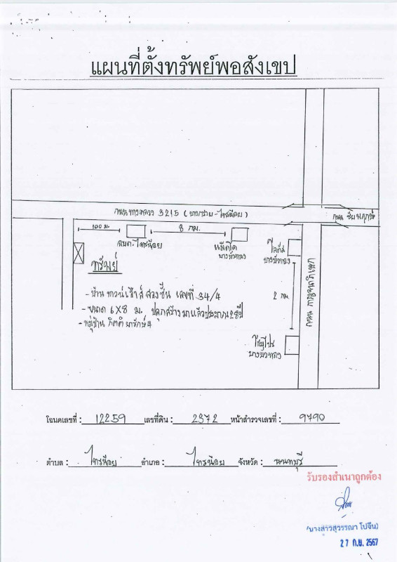 ทาวน์เฮ้าส์ นนทบุรี ไทรน้อย ไทรน้อย 1096400