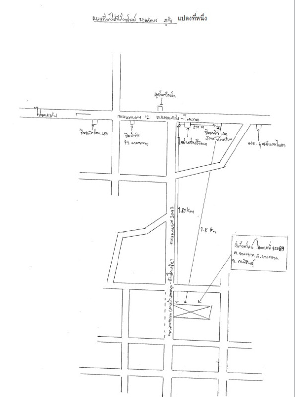 Residential land/lot Kalasin Yang Talat Yang Talat 60000
