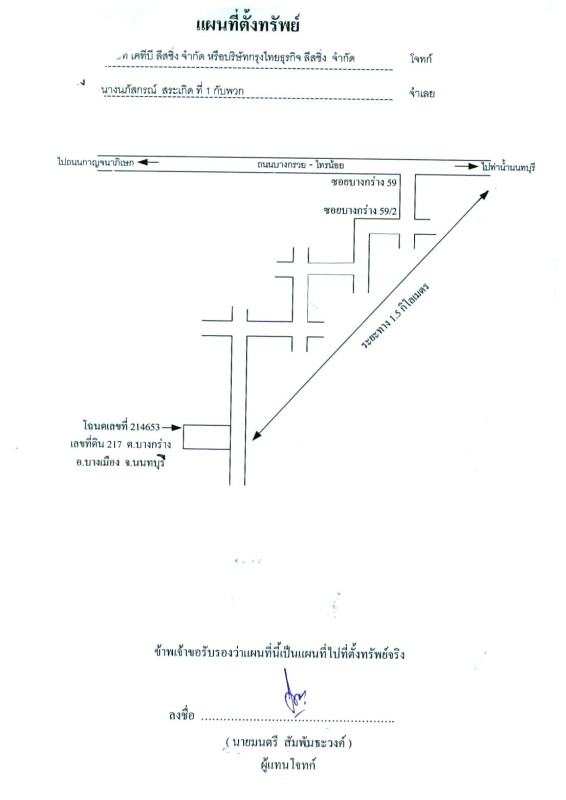Residential land/lot Nonthaburi Mueang Nonthaburi Bang Krang 55500