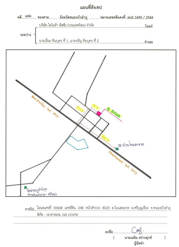 บ้านเดี่ยว หนองบัวลำภู ศรีบุญเรือง โนนสะอาด 890460