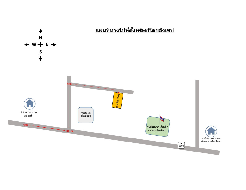 Residential land/lot Chiang Mai Doi Tao Tha Duea 191620