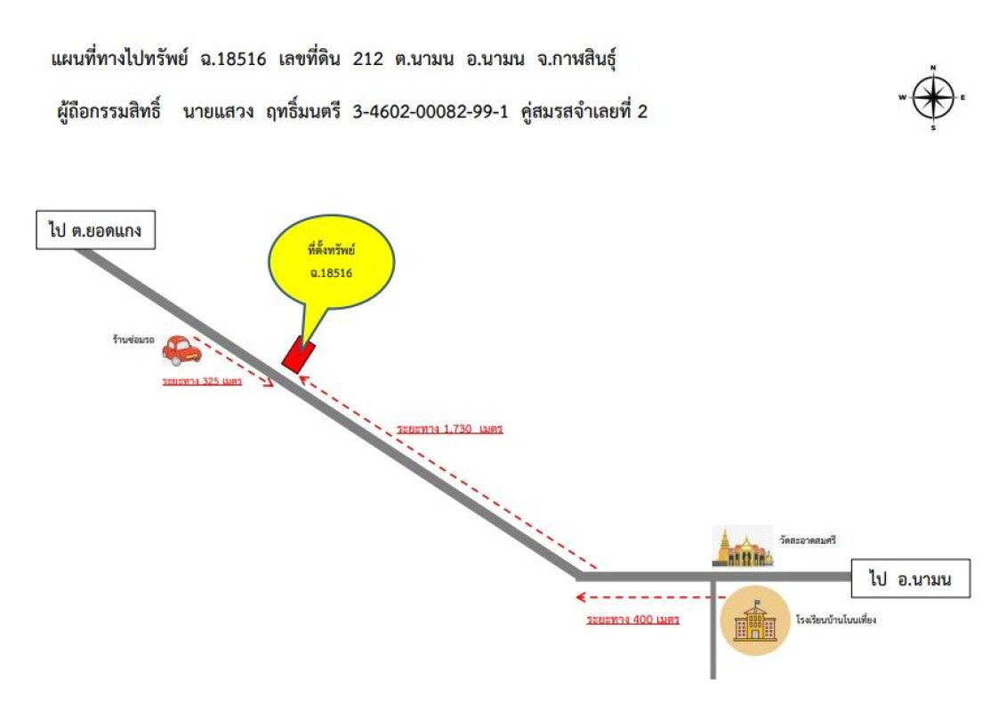 Single house Kalasin Na Mon Na Mon 875600