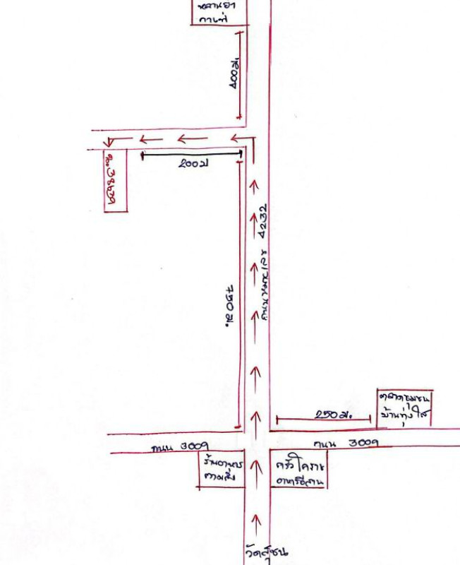 Residential land/lot Nakhon Si Thammarat Sichon Thung Sai 2832000