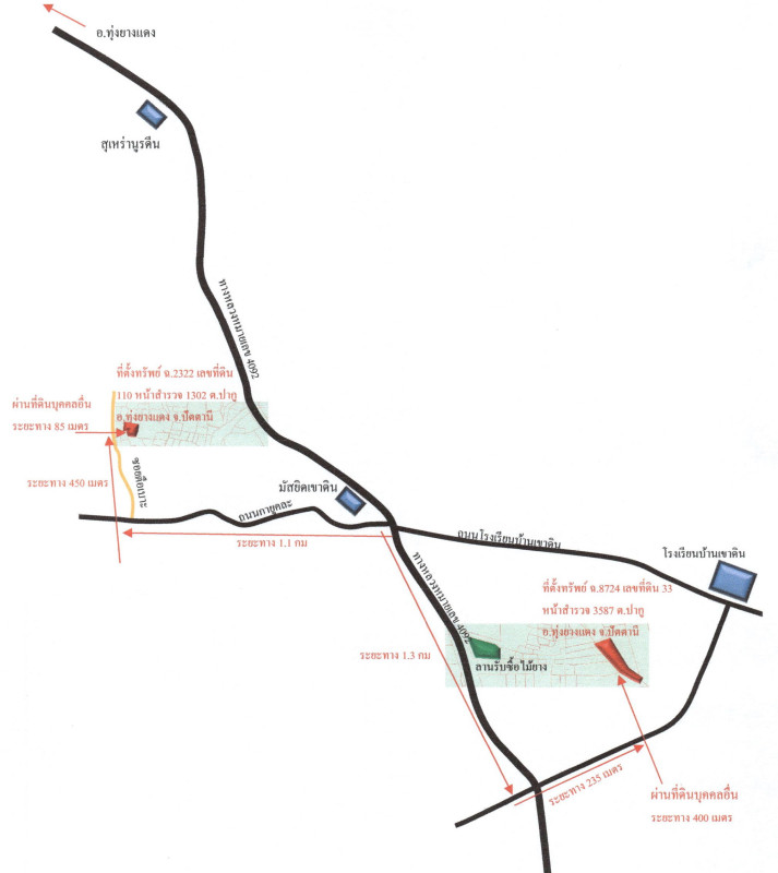 ที่ดินเปล่า ปัตตานี ทุ่งยางแดง ปากู 157665