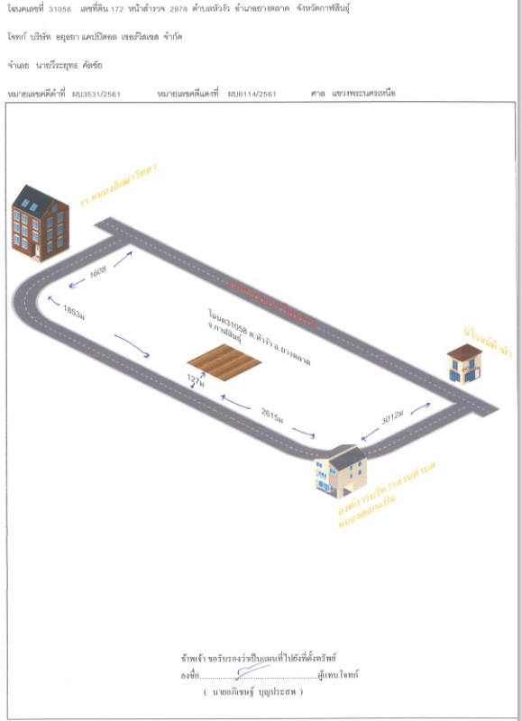 Residential land/lot Kalasin Yang Talat Nong I Thao 280000
