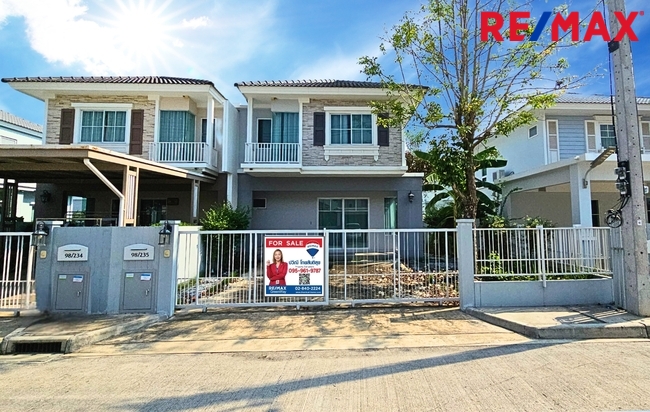 บ้านแฝด วิลลาจจิโอ 2 พระราม 2 สมุทรสาคร เมืองสมุทรสาคร บางน้ำจืด 3750000