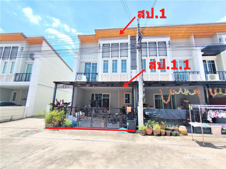 ทาวน์เฮ้าส์ โกลเด้น ทาวน์ บางนา-สวนหลวง กรุงเทพมหานคร ประเวศ ดอกไม้ 3800000