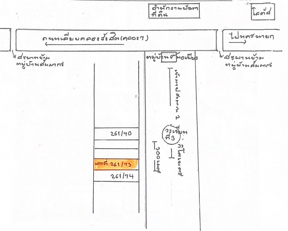 บ้านเดี่ยว ปทุมธานี ธัญบุรี ลำผักกูด 1807656