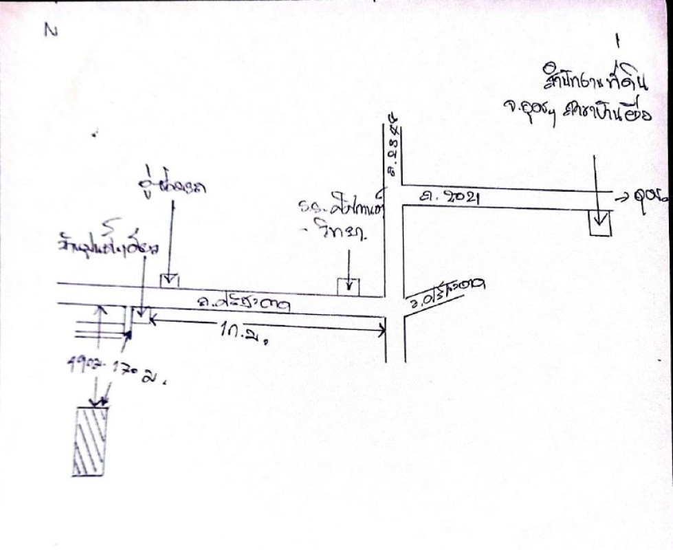 Residential land/lot Udon Thani Ban Phue Ban Phue 1087000