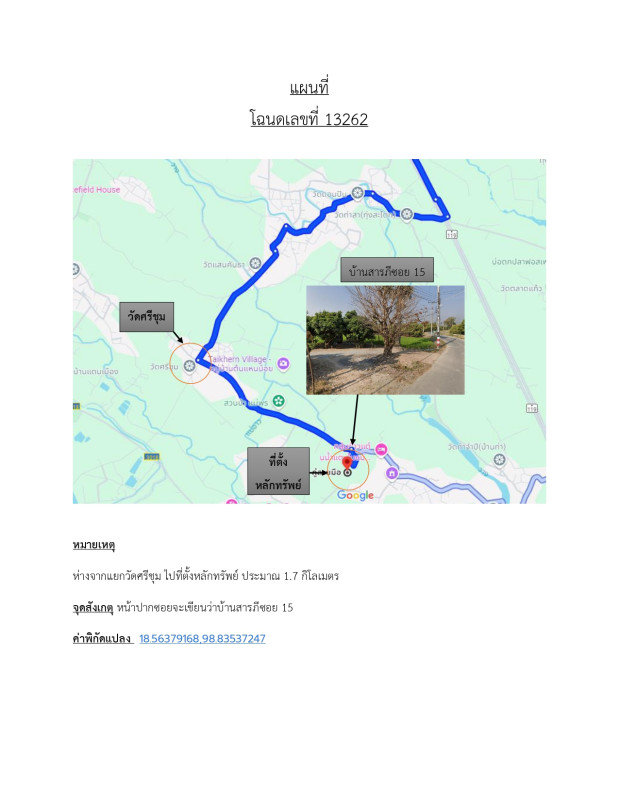 Single house Chiang Mai Mae Wang Thung Ruang Thong 880460