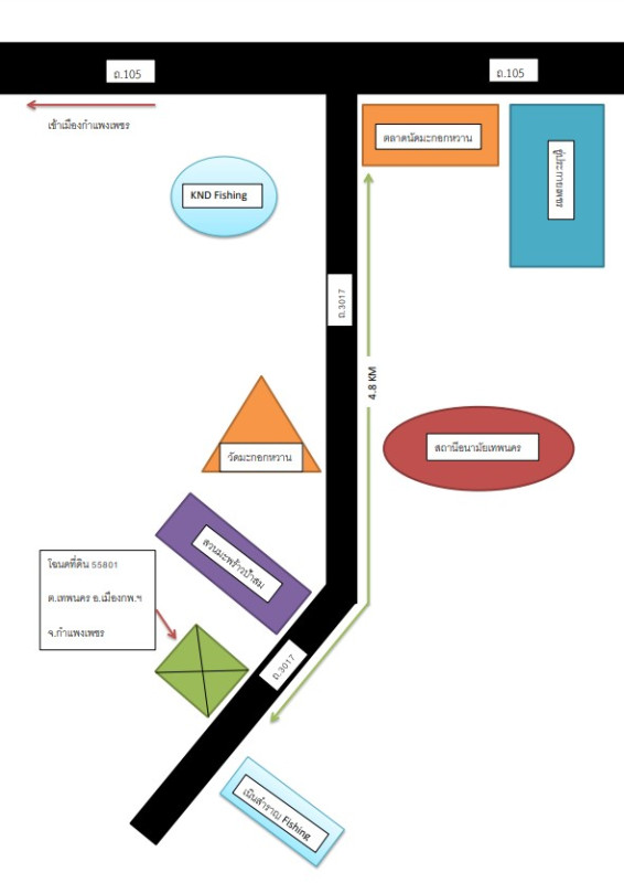 บ้านเดี่ยว กำแพงเพชร เมืองกำแพงเพชร เทพนคร 305244