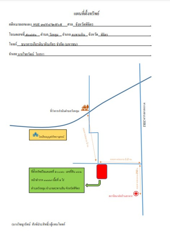 Residential land/lot Phichit Taphan Hin Wang Lum 440000