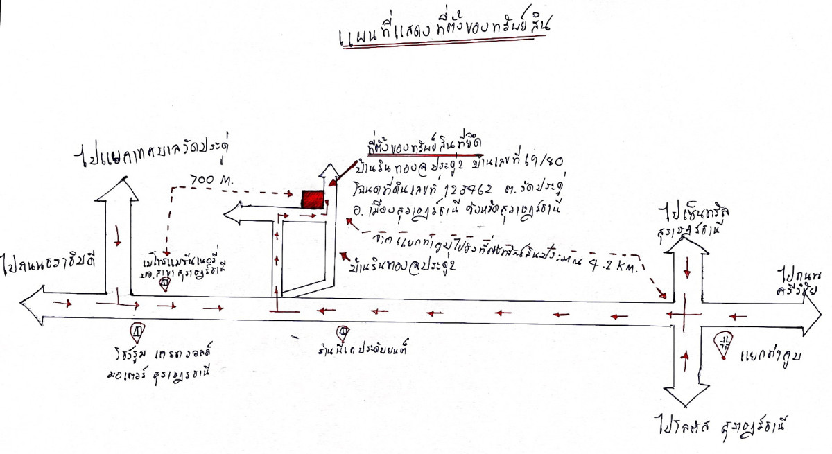 บ้านเดี่ยว สุราษฎร์ธานี เมืองสุราษฎร์ธานี วัดประดู่ 4287720