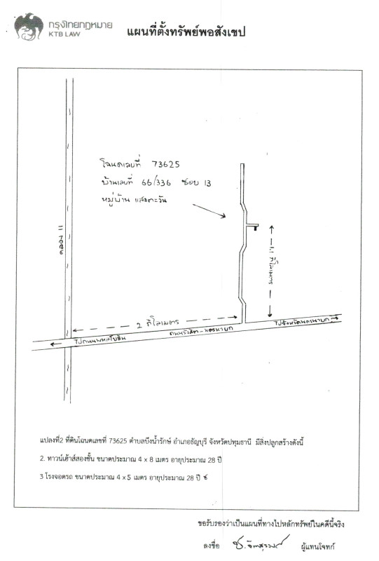 ทาวน์เฮ้าส์ ปทุมธานี ธัญบุรี บึงน้ำรักษ์ 651680