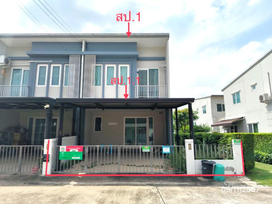 ทาวน์เฮ้าส์ ชวนชี่น ทาวน์ ราชพฤกษ์ 345 นนทบุรี บางบัวทอง ลำโพ 3450000