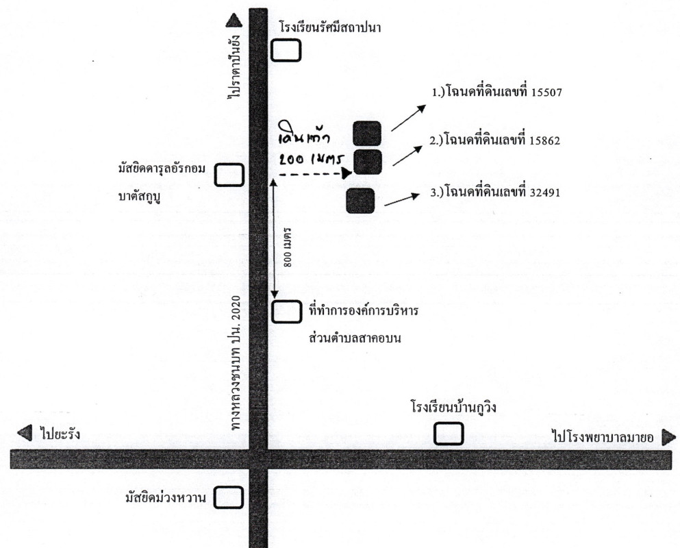 ที่ดินเปล่า ปัตตานี มายอ สาคอใต้ 27830