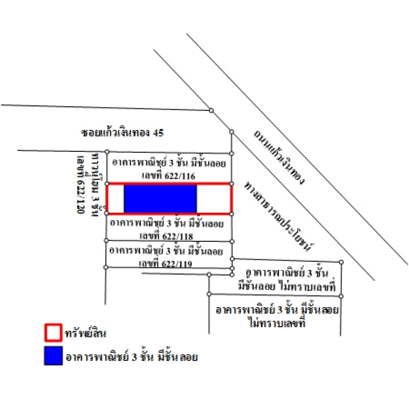 อาคารพาณิชย์ กรุงเทพมหานคร ตลิ่งชัน คลองชักพระ 4281200