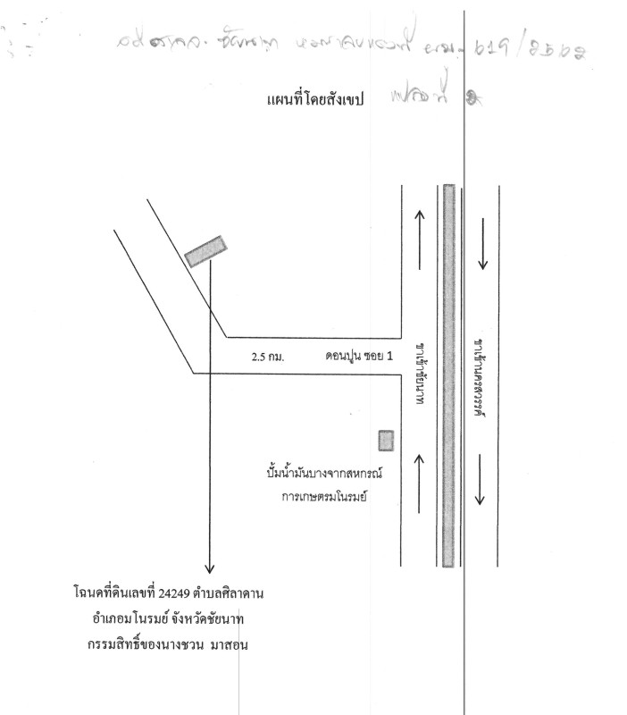 Residential land/lot Chai Nat Manorom Wat Khok 33300