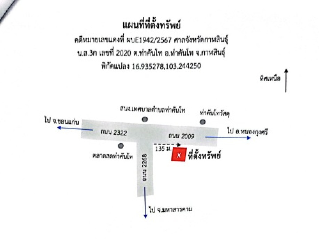 บ้านเดี่ยว กาฬสินธุ์ ท่าคันโท ท่าคันโท 1226000