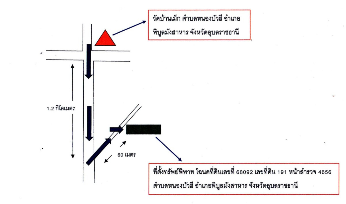 ที่ดินเปล่า อุบลราชธานี พิบูลมังสาหาร หนองบัวฮี 480000