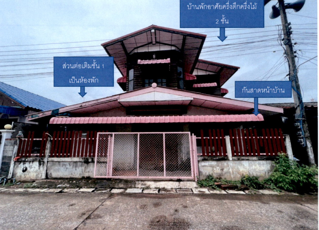 ทาวน์เฮ้าส์ กาฬสินธุ์ ยางตลาด อุ่มเม่า 1055000