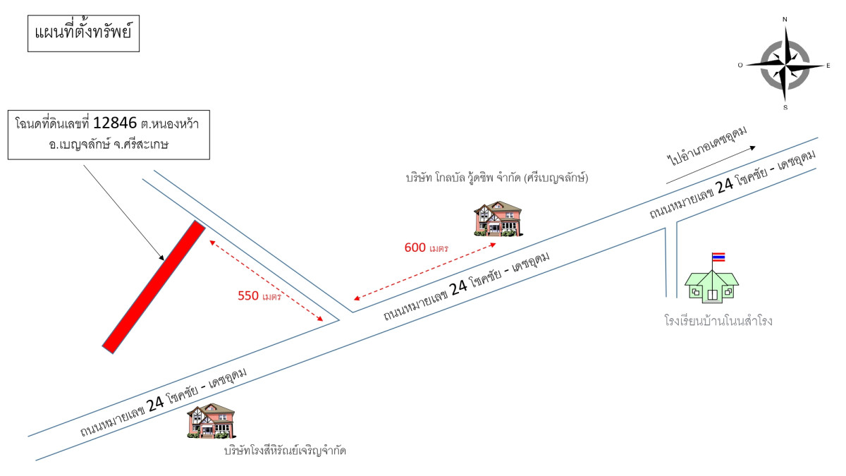 ที่ดินเปล่า ศรีสะเกษ เบญจลักษ์ หนองหว้า 328860