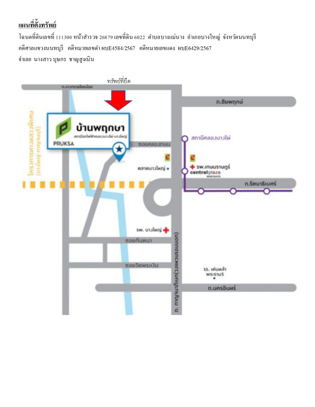 ทาวน์เฮ้าส์ นนทบุรี บางใหญ่ บางแม่นาง 1414500