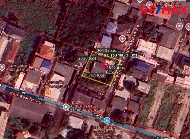 Residential land/lot Samut Prakan Mueang Samut Prakan Samrong Nuea 80000
