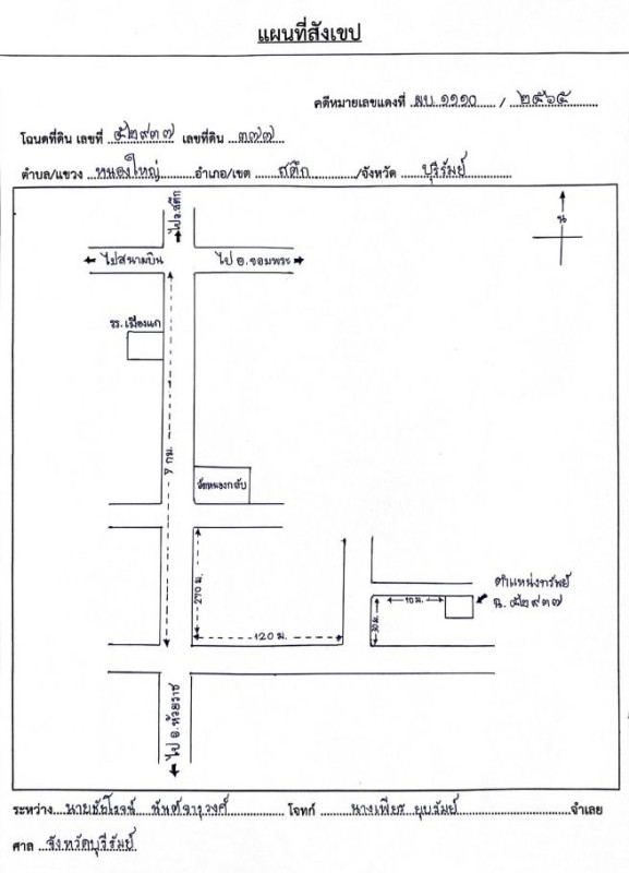 Residential land/lot Buri Ram Satuek Nong Yai 21120