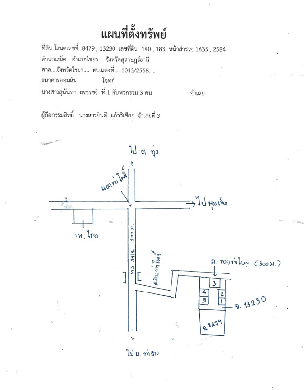 Residential land/lot Surat Thani Chaiya Samet 2764485
