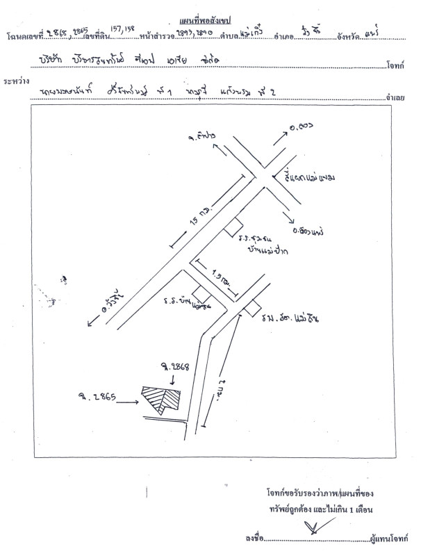 Residential land/lot Phrae Wang Chin Mae Koeng 383400