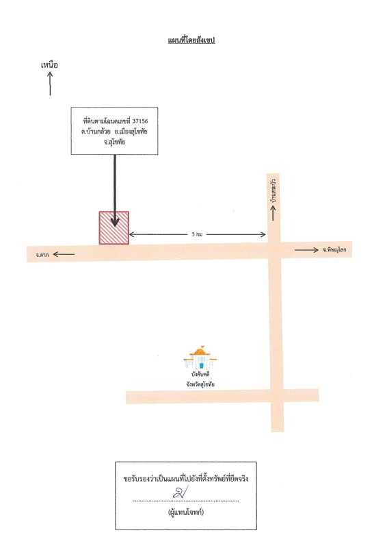 Residential land/lot Sukhothai Mueang Sukhothai Ban Kluai 4661085