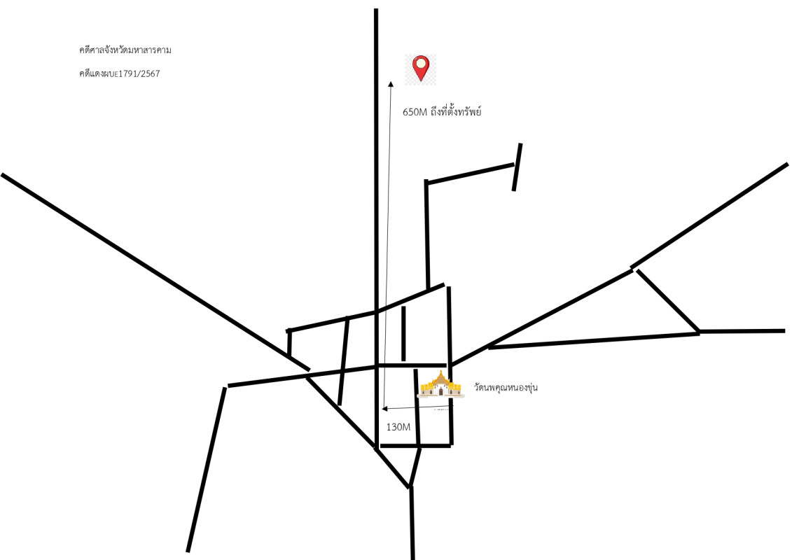ที่ดินเปล่า มหาสารคาม แกดำ มิตรภาพ 2250000