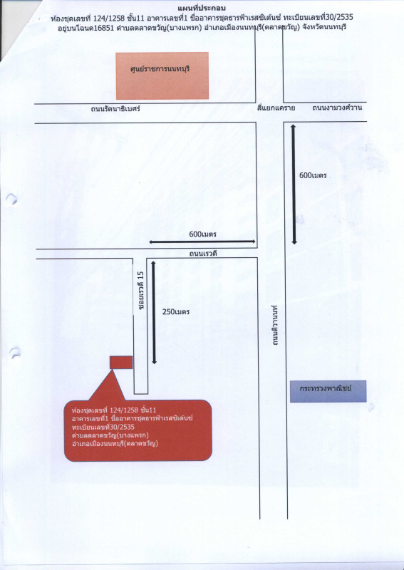 Condominium Nonthaburi Mueang Nonthaburi Talat Khwan 450000