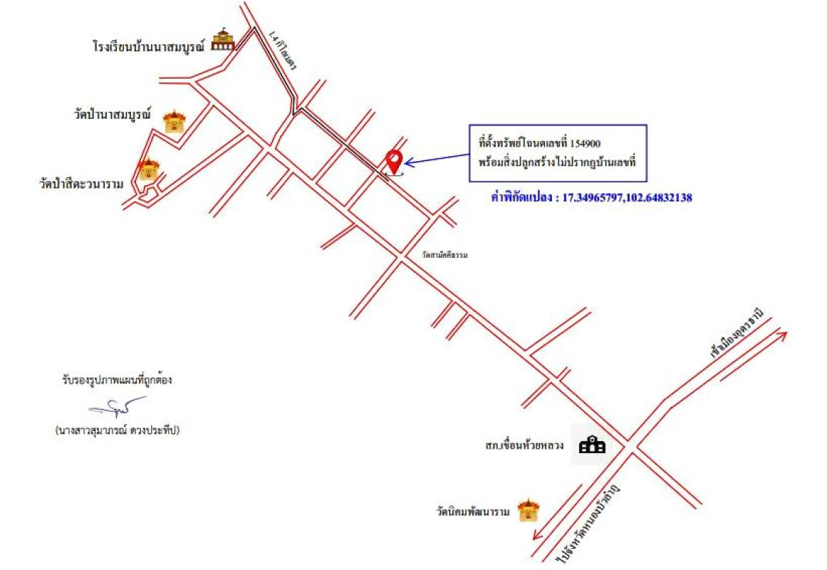 Single house Udon Thani Mueang Udon Thani Khok Sa-At 909762