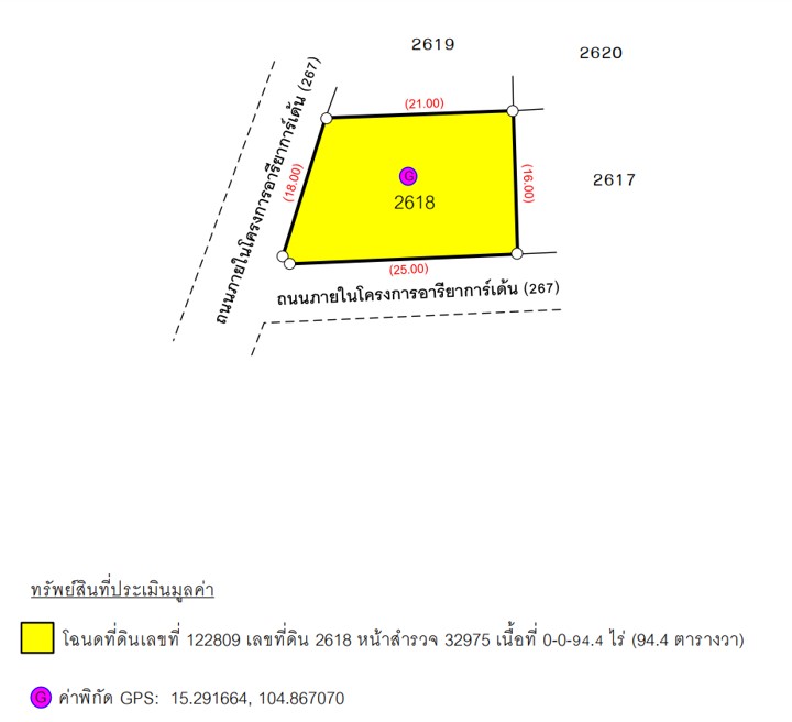 บ้านเดี่ยว บ้านเดี่ยวชั้นเดียว อุบลราชธานี อุบลราชธานี เมืองอุบลราชธานี ขามใหญ่ 2625000