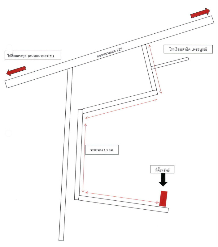 Residential land/lot Phetchabun Bueng Sam Phan Kan Chu 672001