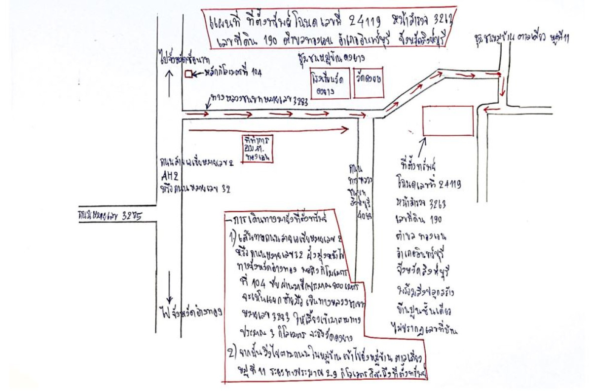 บ้านเดี่ยว สิงห์บุรี อินทร์บุรี ทองเอน 205125