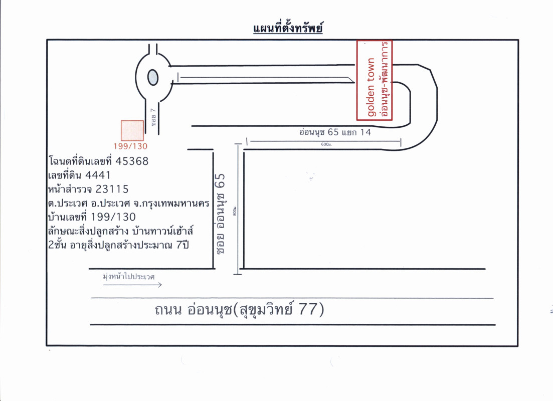 ทาวน์เฮ้าส์ กรุงเทพมหานคร ประเวศ ประเวศ 1755219