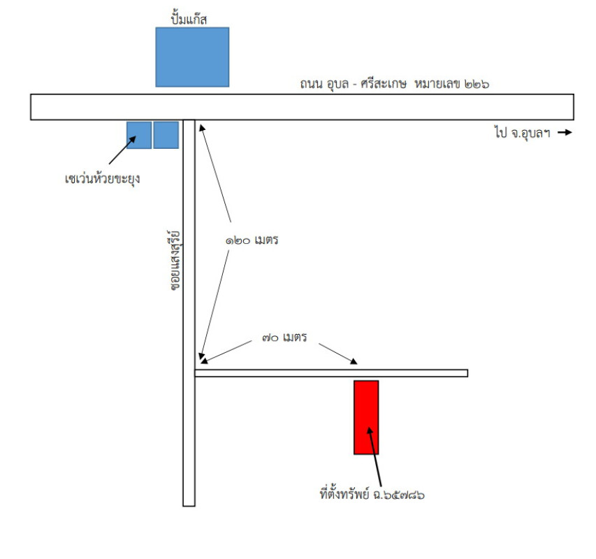 บ้านเดี่ยว อุบลราชธานี วารินชำราบ ห้วยขะยุง 751950