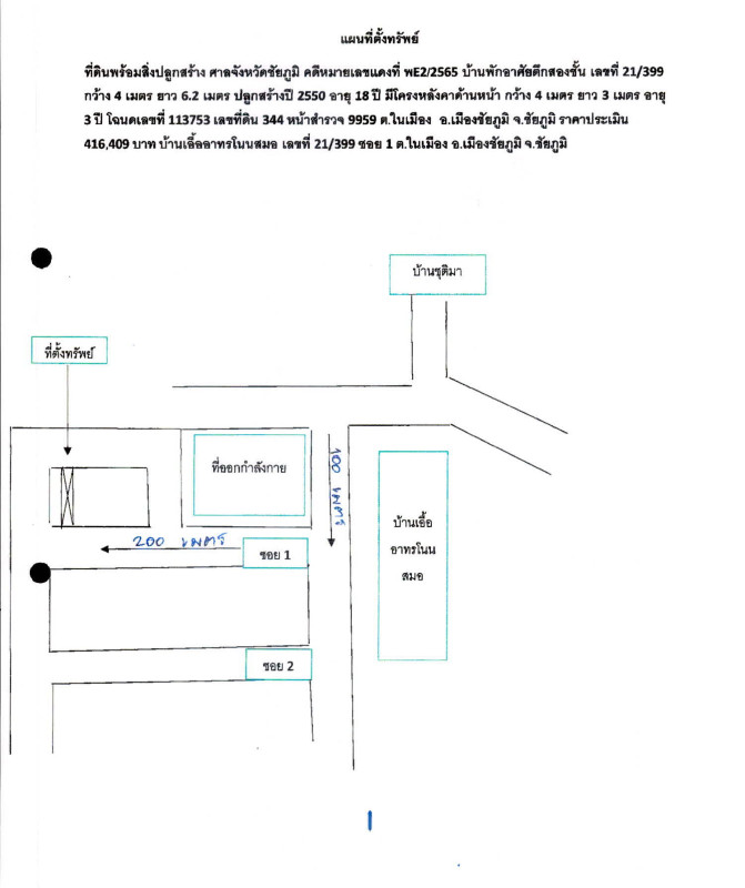 ทาวน์เฮ้าส์ ชัยภูมิ เมืองชัยภูมิ ในเมือง 435176