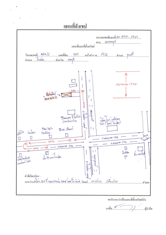 Residential land/lot Nonthaburi Sai Noi Khun Si 217500
