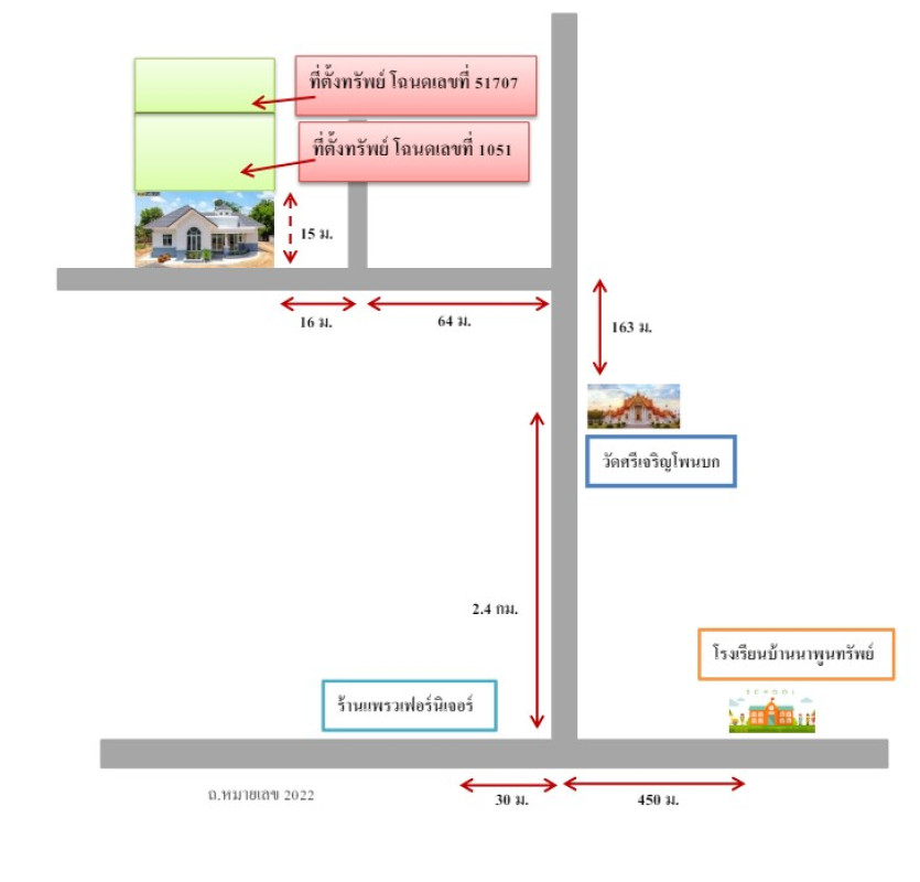 ที่ดินเปล่า อุดรธานี เพ็ญ บ้านธาตุ 29400