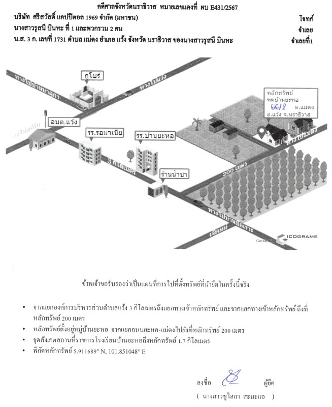 บ้านเดี่ยว นราธิวาส แว้ง แม่ดง 1957100
