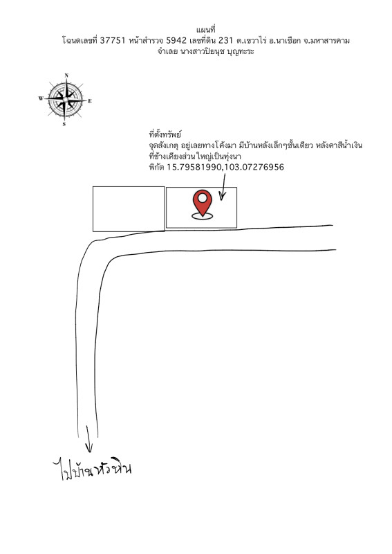 Single house Maha Sarakham Na Chueak Khewa Rai 218722