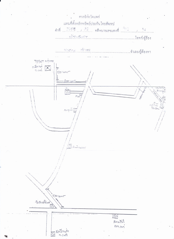 Residential land/lot Phrae Mueang Phrae Thung Kwao 291600