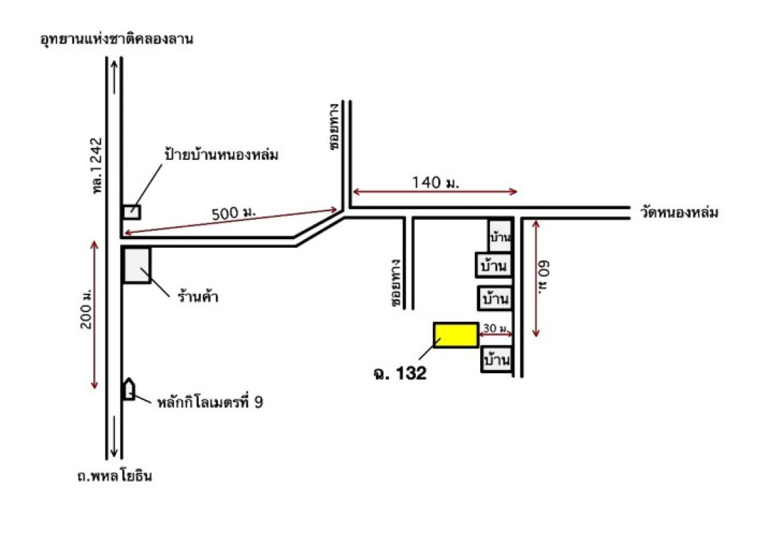 Residential land/lot Kamphaeng Phet Pang Sila Thong Pho Thong 58200