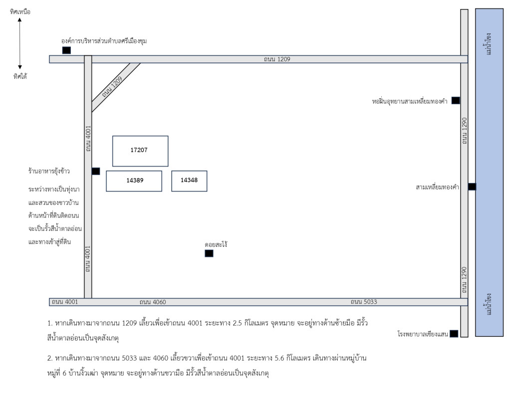ที่ดินเปล่า เชียงราย เชียงแสน ศรีดอนมูล 825000