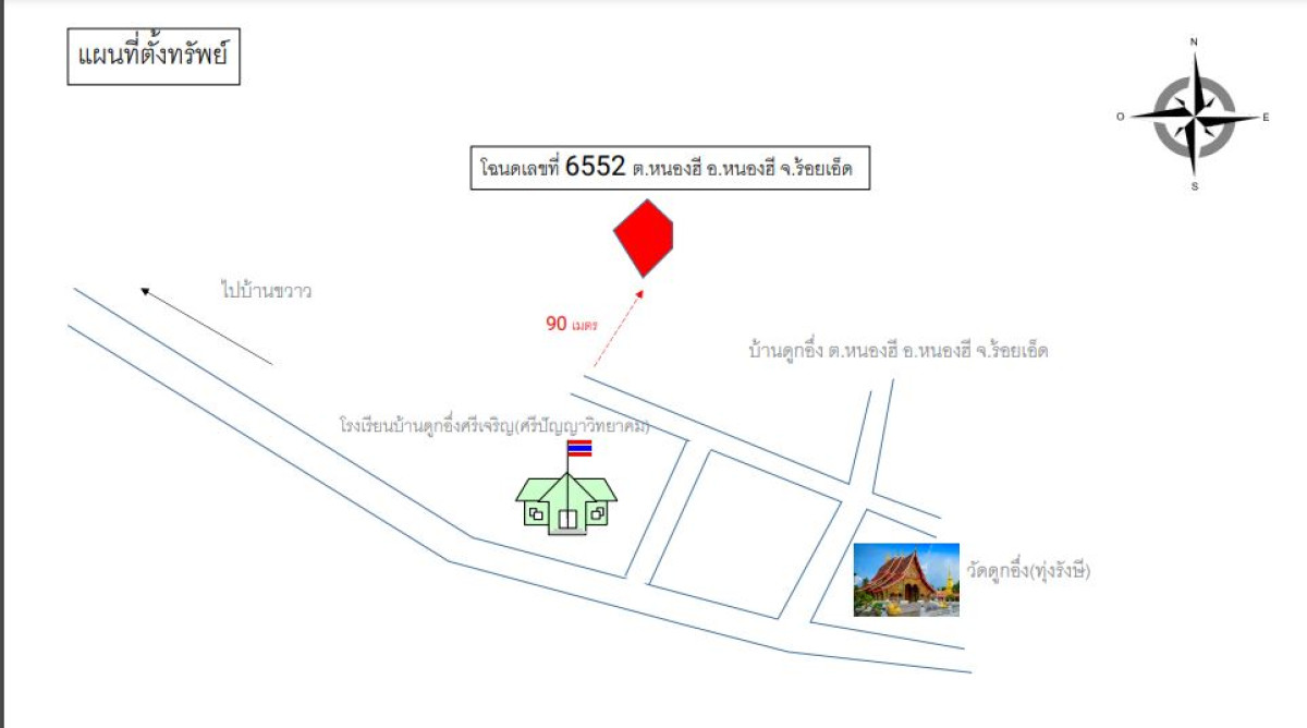 ที่ดินเปล่า ร้อยเอ็ด หนองฮี ดูกอึ่ง 291000
